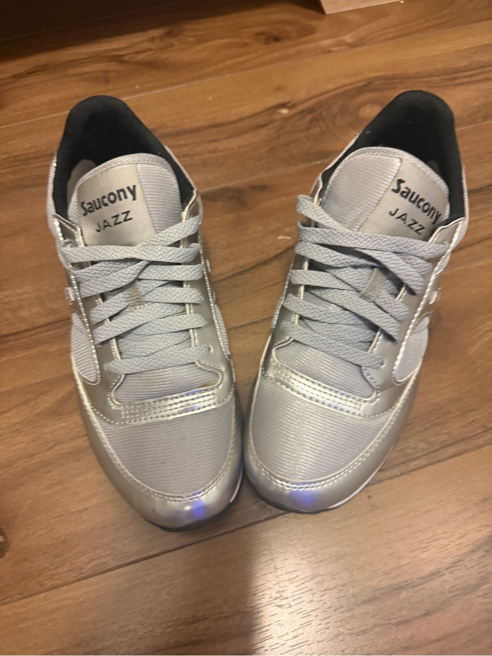 Saucony Jazz Women's Metallic Silver Sneakers